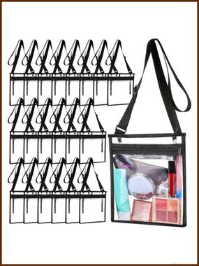 Clear Crossbody Bag Stadium Approved PVC Waterproof